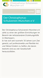 Mobile Screenshot of christophorus-schulverein.de